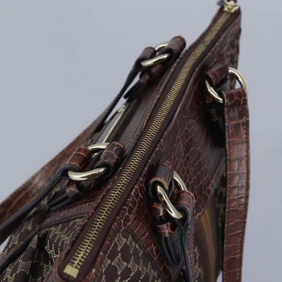 Pre Loved Celine Macadam Women Brown Shoulder Bags - Picture 6 of 8